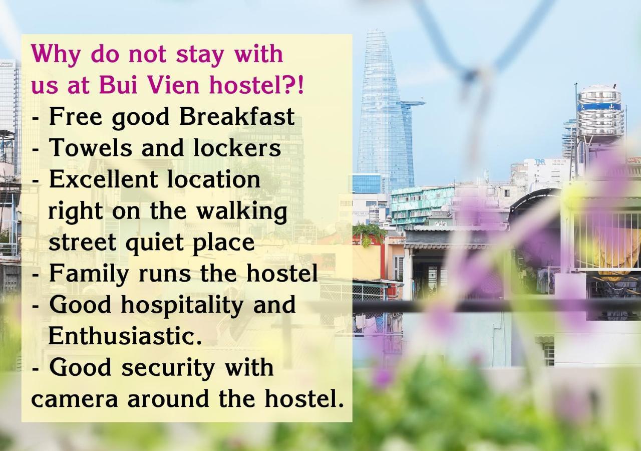 Bui Vien Hostel Ho Chi Minh City Bagian luar foto